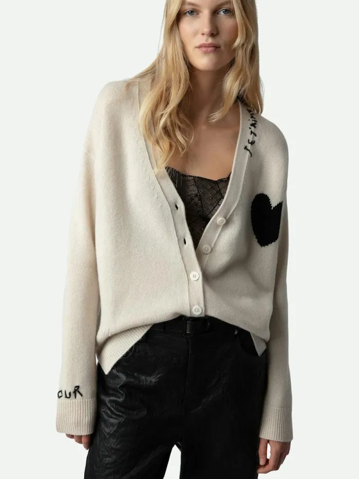 Women Zadig and Voltaire Sweaters and Cardigans Mirka Cashmere Cardigan Judo