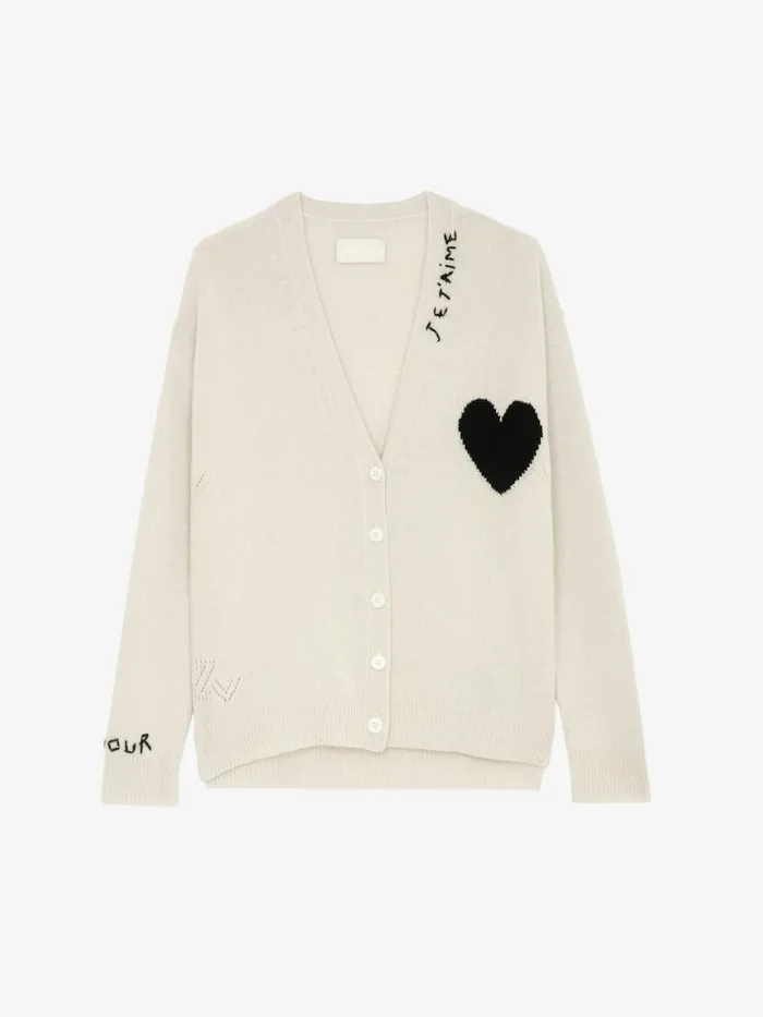 Women Zadig and Voltaire Sweaters and Cardigans Mirka Cashmere Cardigan Judo