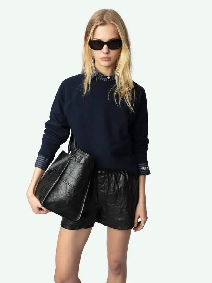 Women Zadig and Voltaire Sweatshirts and Hoodies Upper Sweatshirt Encre