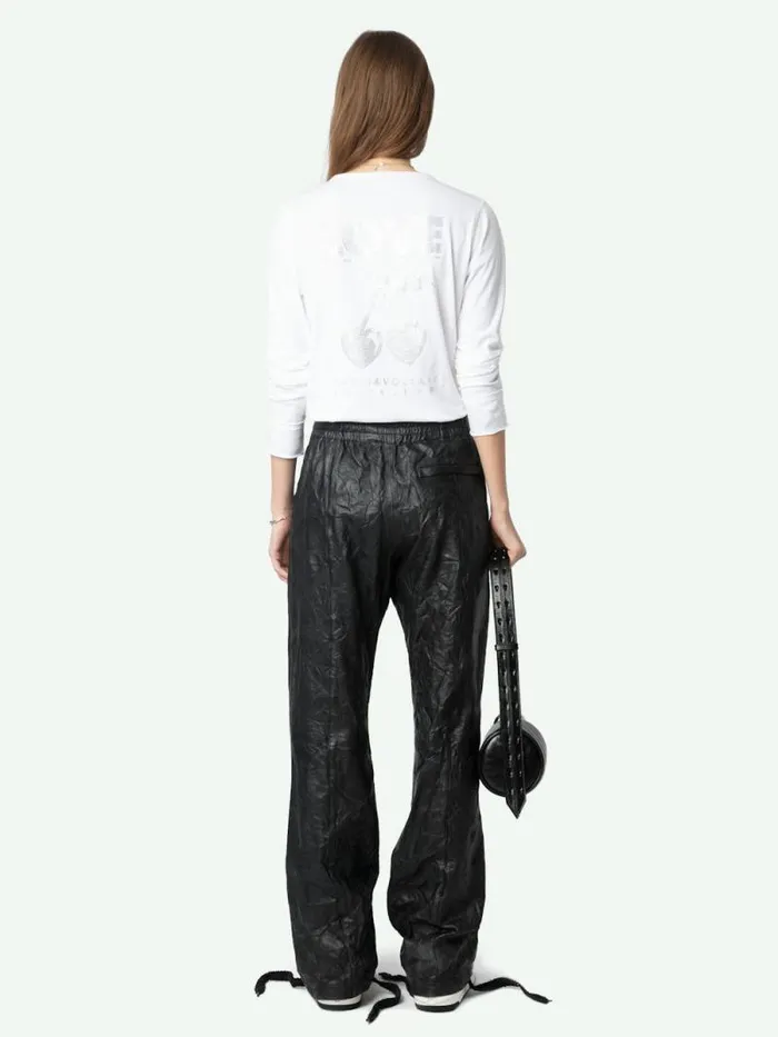 Women Zadig and Voltaire TShirts Henley Tshirt White Women Zadig and Voltaire TShirts Henley Tshirt White