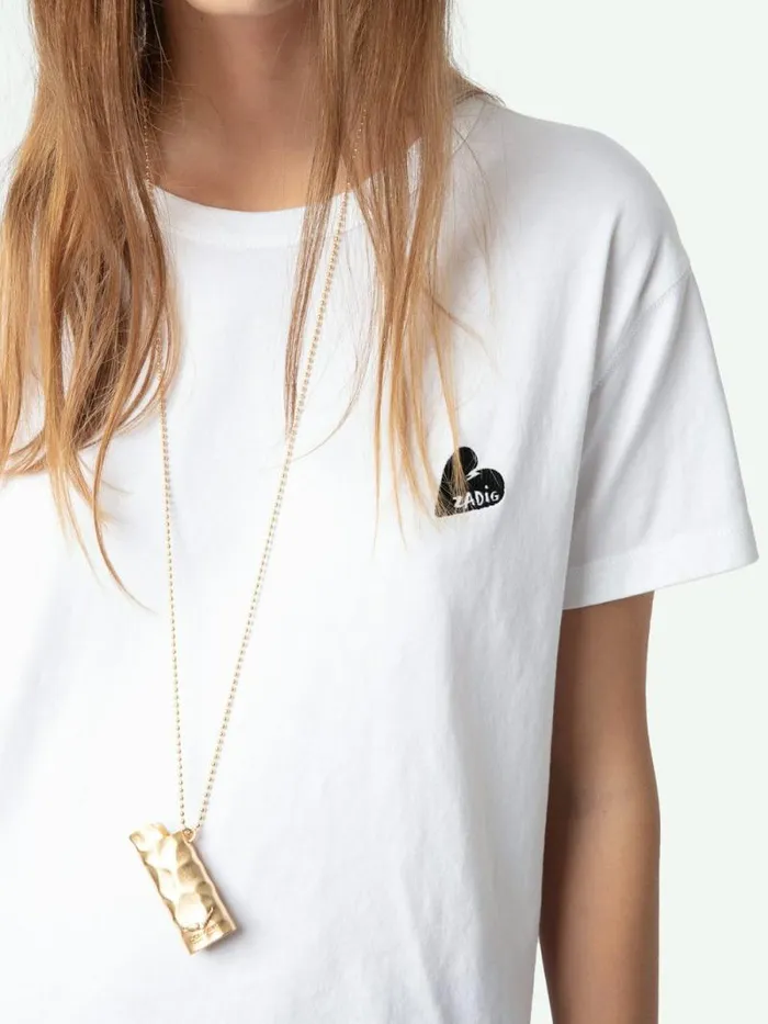 Women Zadig and Voltaire TShirts Marta Tshirt White