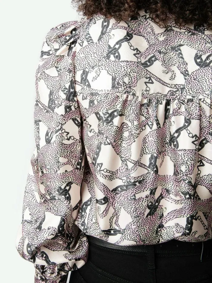 Women Zadig and Voltaire Tops and Shirts Telia Silk Tunic Ecru