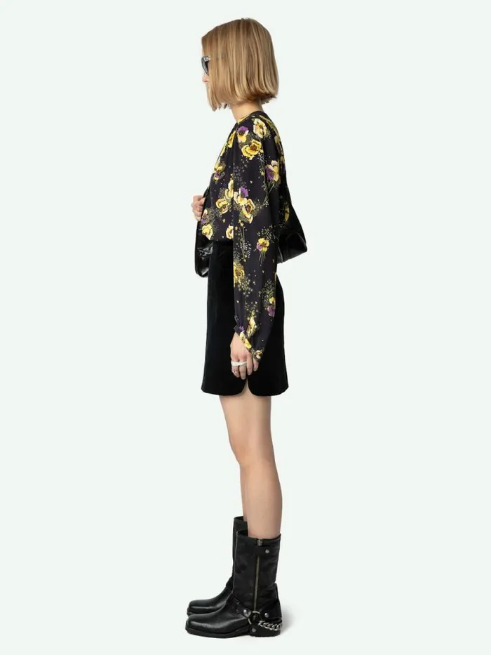 Women Zadig and Voltaire Tops and Shirts Turin Shirt Black Women Zadig and Voltaire Tops and Shirts Turin Shirt Black