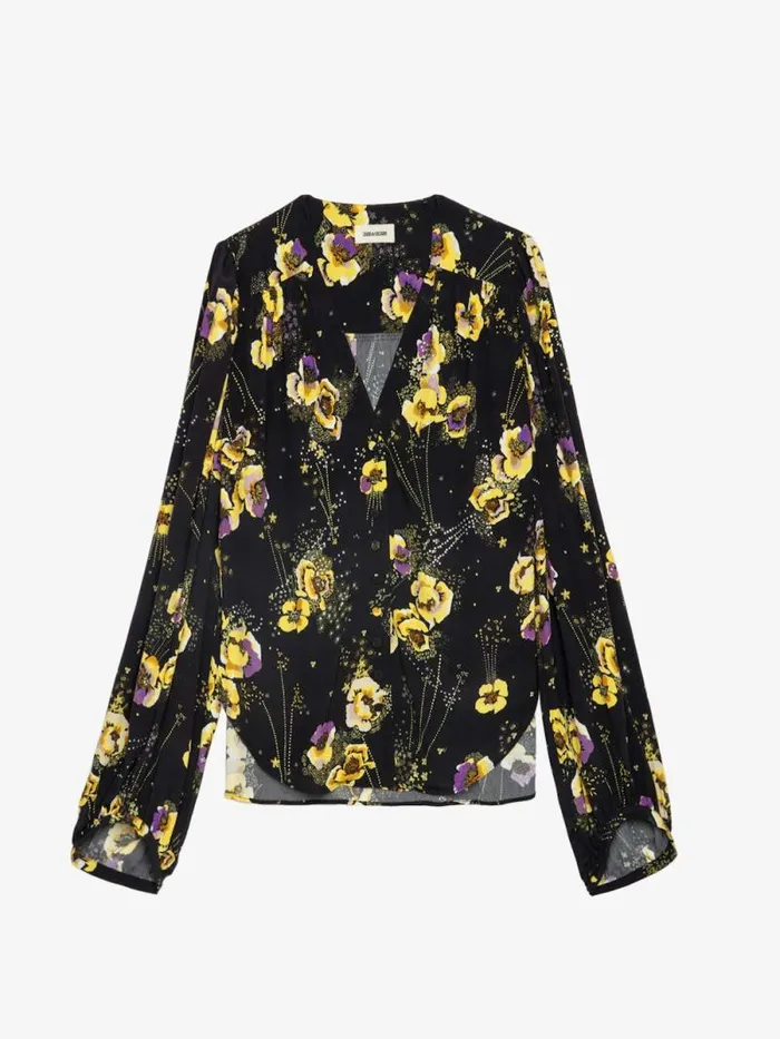 Women Zadig and Voltaire Tops and Shirts Turin Shirt Black Women Zadig and Voltaire Tops and Shirts Turin Shirt Black