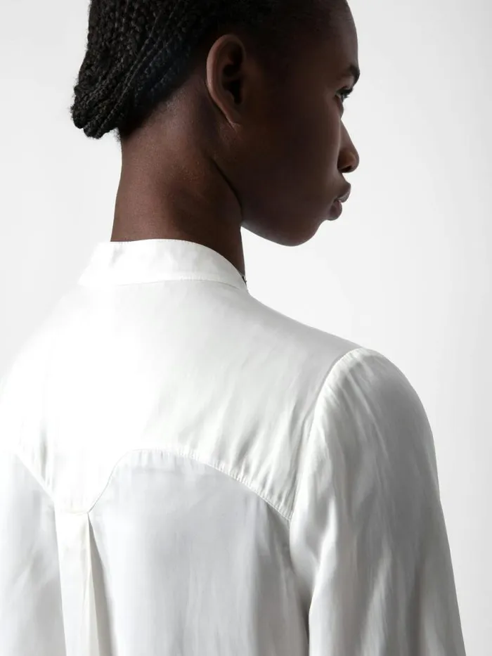 Women Zadig and Voltaire Tops and Shirts Twina Satin Blouse Judo Women Zadig and Voltaire Tops and Shirts Twina Satin Blouse Judo