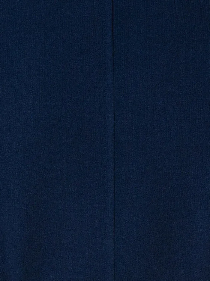 Wool Crpe DoubleFace Short Jacket Navy Women Akris Jackets