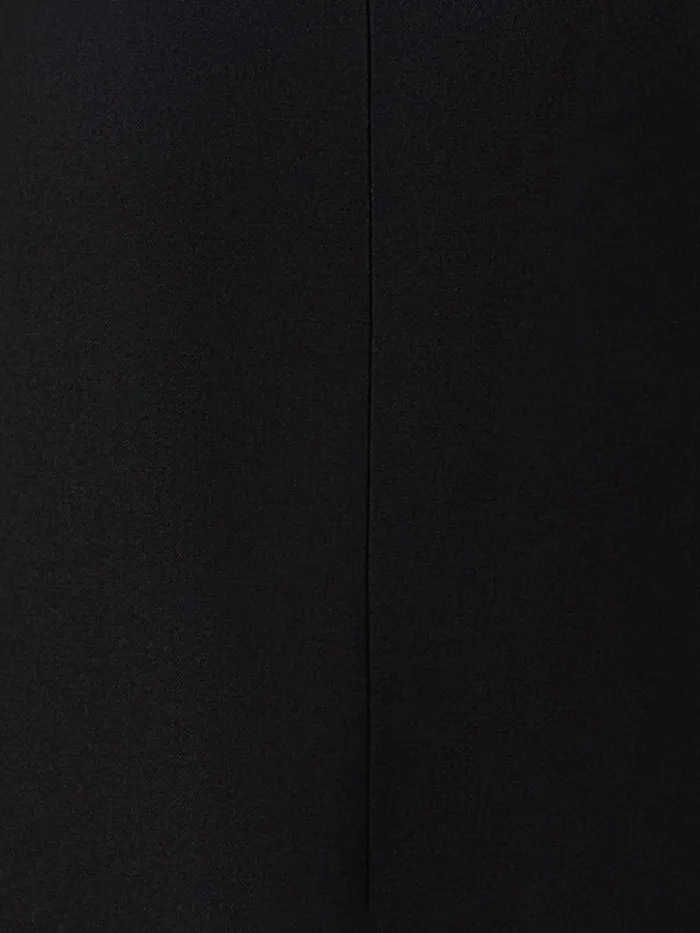 Wool DoubleFace Maxi Skirt Black Women Akris Skirts