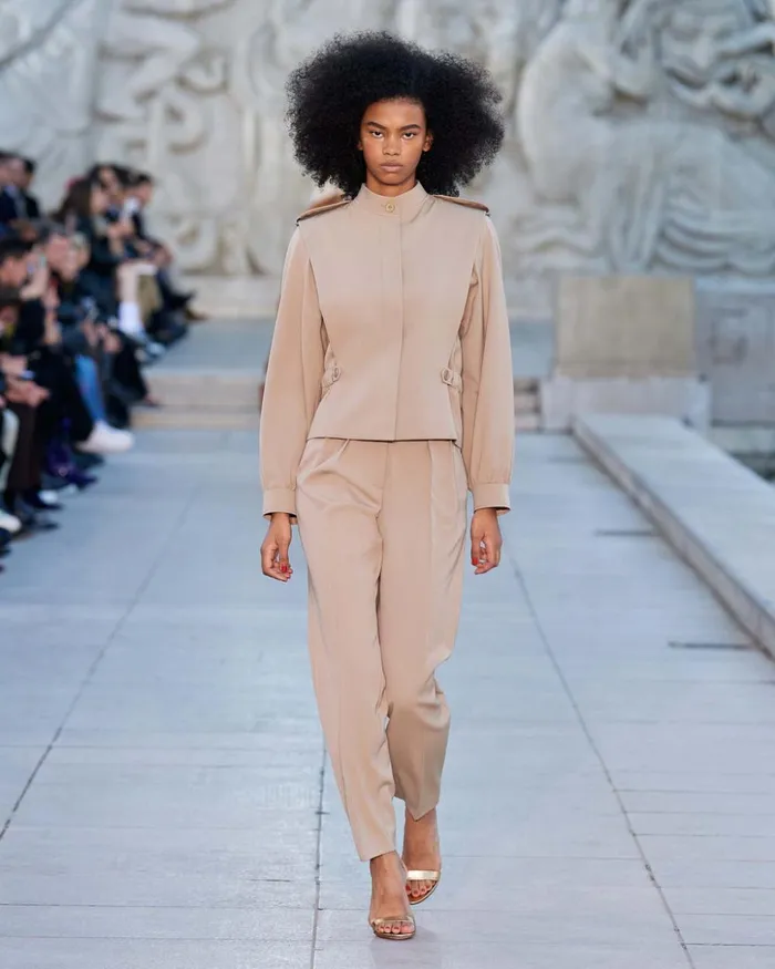 Wool Gabardine Jacket Cardboard Women Akris Jackets