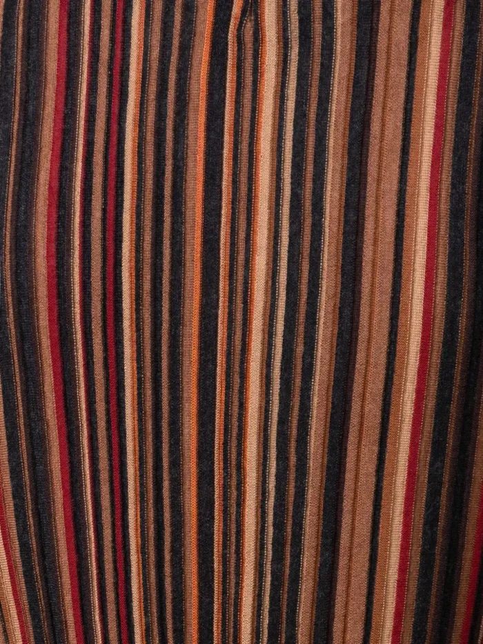 Wool Silk Knit Pullover With Small Irregular Stripes Camelmulticolor Women Akris Knitwear