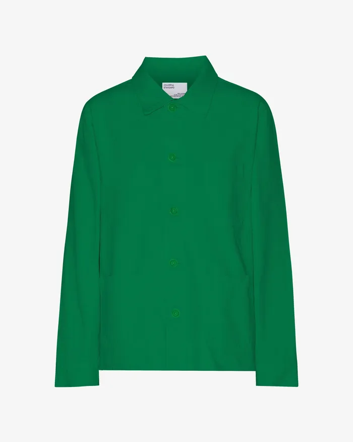Workwear Jackets Organic Workwear Jacket 8211 Kelly Green Colorfulstandard Women