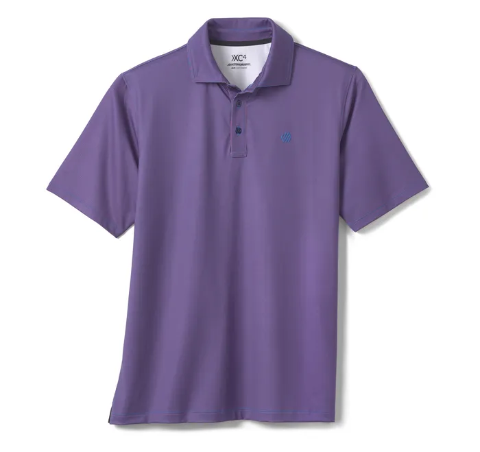 XC4 Performance Gingham Polos Cool Degree RedNavy Mini Gingham Men Polos and Tees Johnston and Murphy