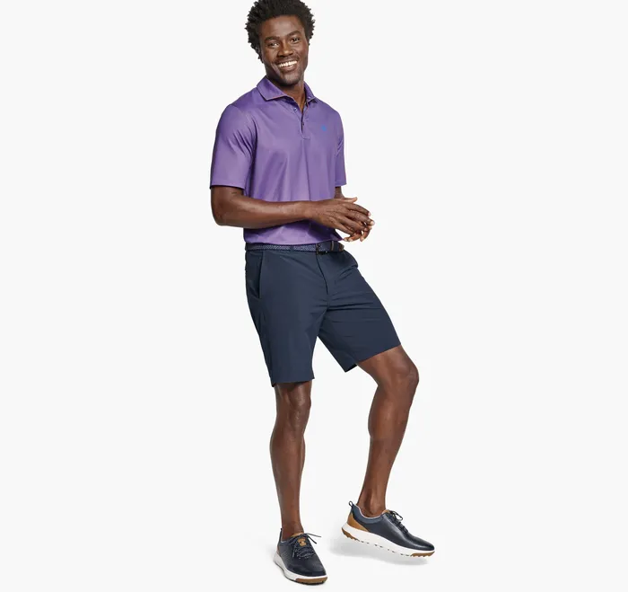 XC4 Performance Gingham Polos Cool Degree RedNavy Mini Gingham Men Polos and Tees Johnston and Murphy
