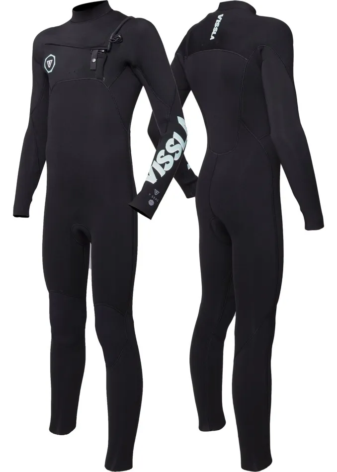 Youth Vissla 7 Seas Boys 43 Full Chest Zip Wetsuit Black Wetsuits Youth Vissla 7 Seas Boys 43 Full Chest Zip Wetsuit Black Wetsuits